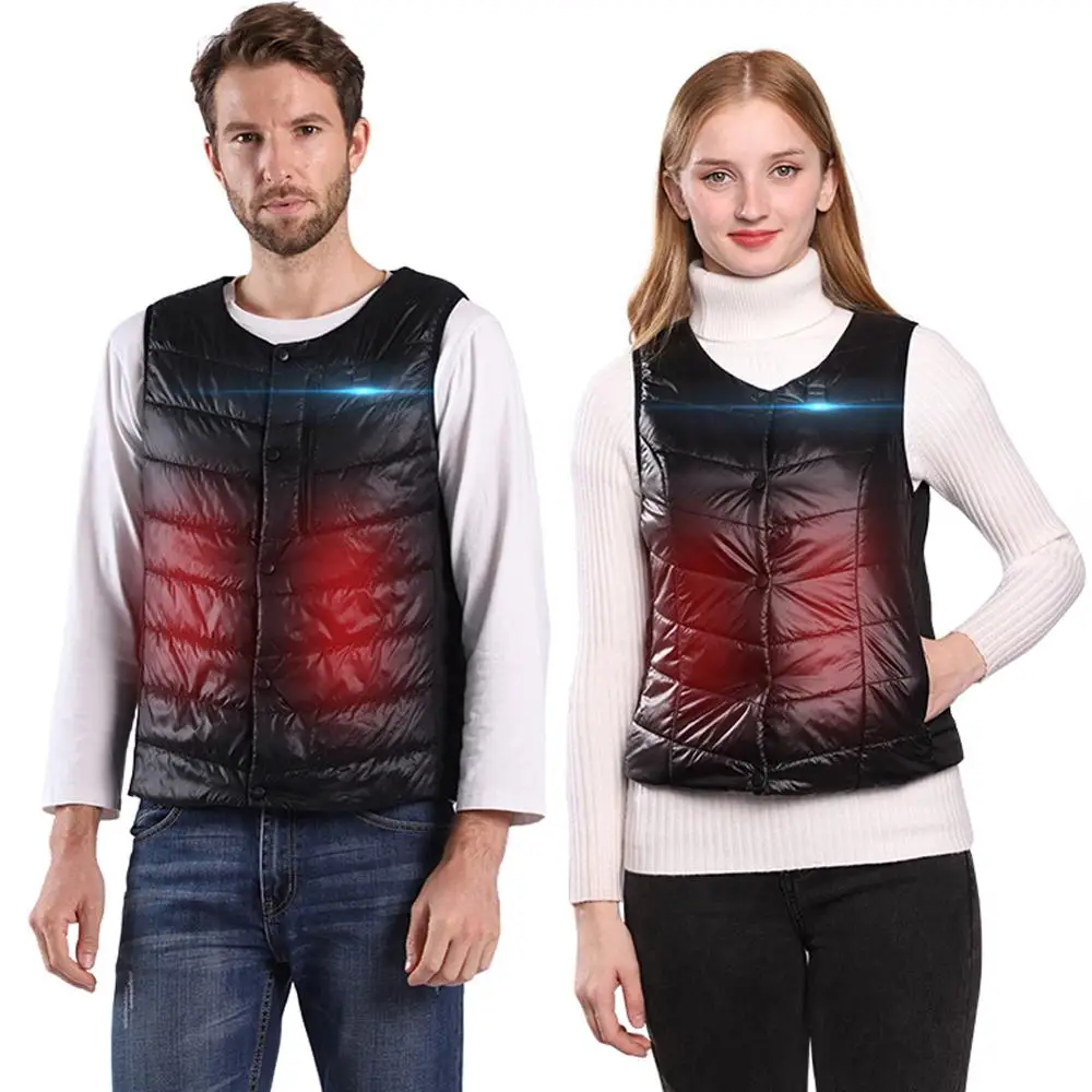 

Fashion heated vest Smart USB Heating Vest APP Bluetooth Temperature Control Electric heated jacket gilet chauffant ë°œì—´ì¡°ë¼
