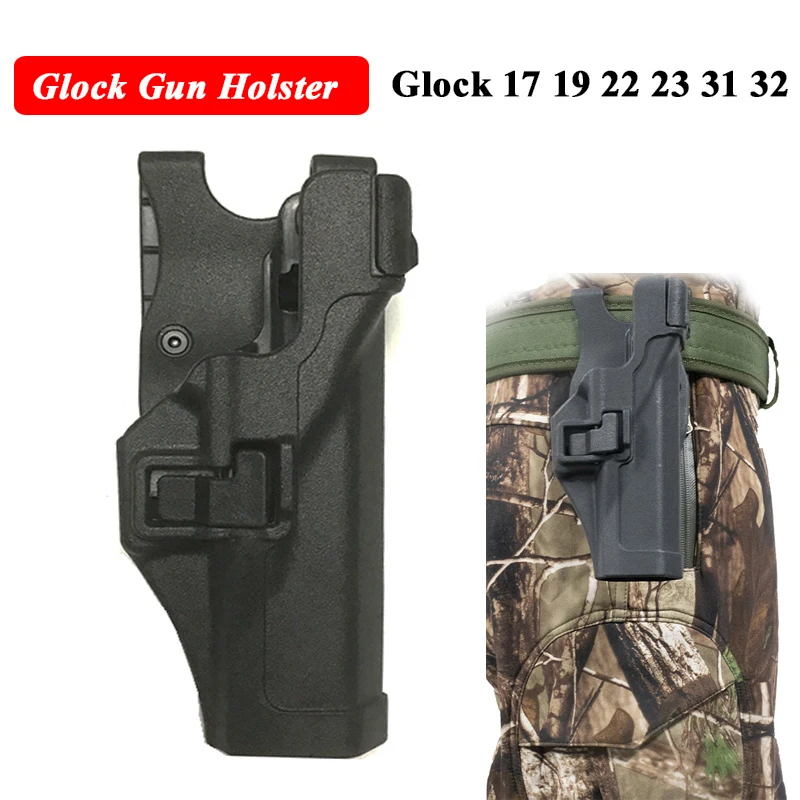 

LV3 GLOCK 17 19 22 23 31 32 Pistol Concealed Carry Holsters Gun Belt Holster Right Hand Police Gun Pouch Hunting Gun Case