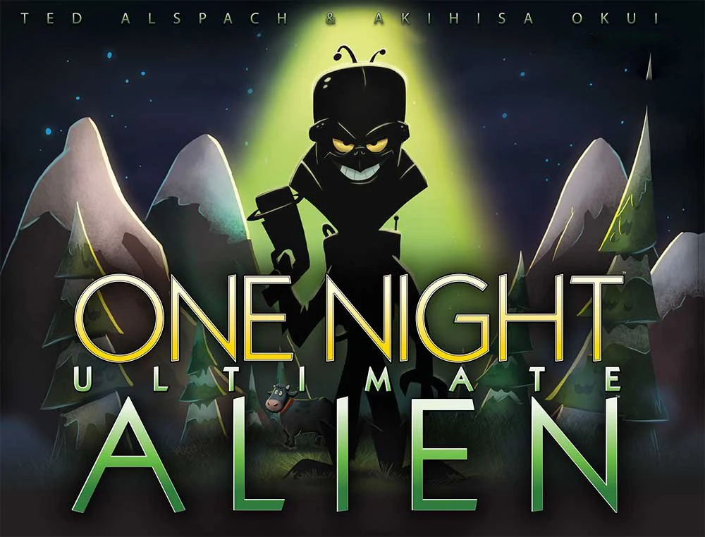 One Night Ultimate оборотень английская версия карты игра Daybreak Alien Deluxe Edition - Цвет: Alien