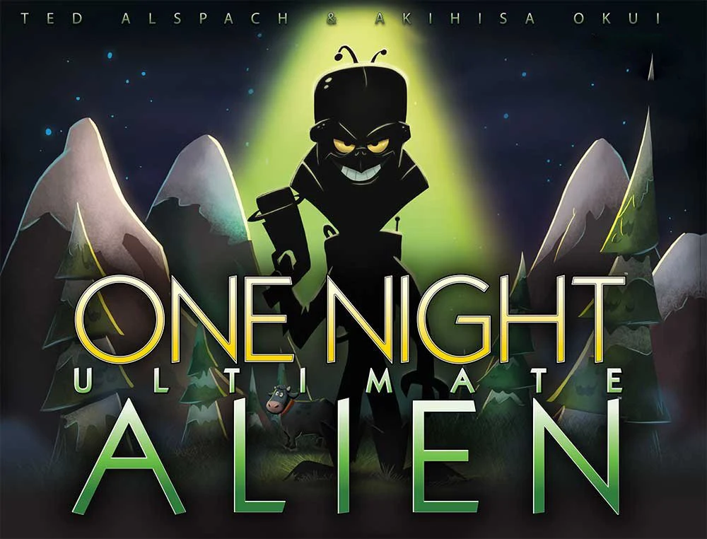 Alien One Night Ultimate оборотень английская версия карты игра Daybreak Alien Deluxe Edition - Цвет: Alien
