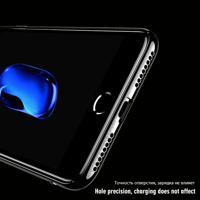Прозрачный чехол для iPhone 11 ProMax, мягкий силиконовый чехол для iPhone 6, 6splus, 7, 8 Plus, X, XR, XS, XSMax, чехол для телефона