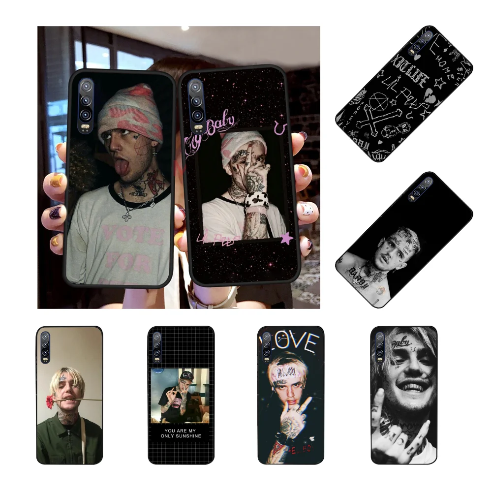 NBDRUICAI Rap singer Lil Peep чехол черный мягкий для телефона Huawei P30 P20 P10 P9 P8 Mate 20 10 Pro Lite |