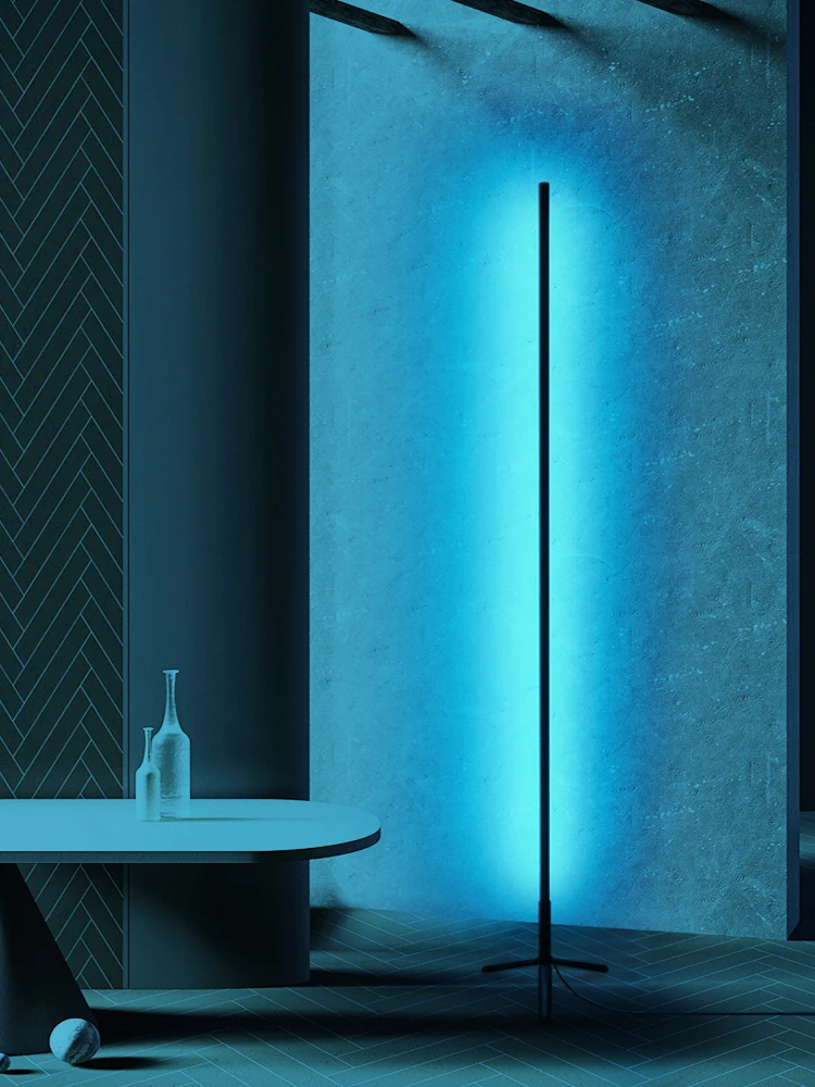 Цветная Напольная Лампа с регулируемой яркостью современный RGB светодиодный