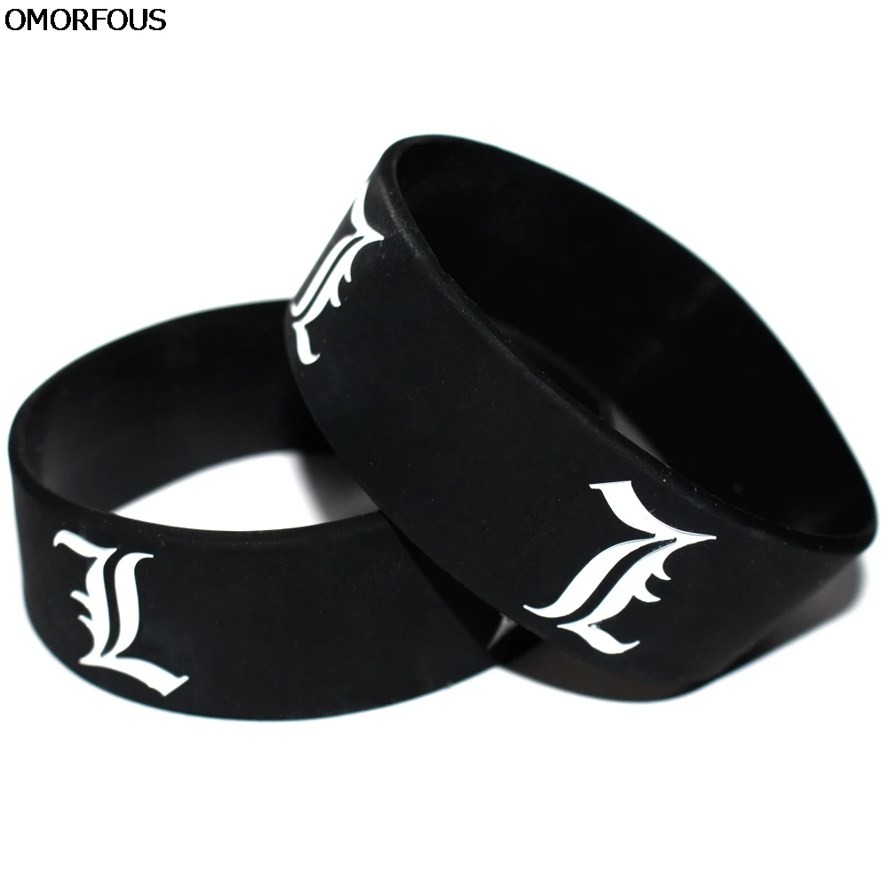 1pc Popular Japanese Anime Death Note Wristband Silicone Promotion Gift  Filled In Color Bracelet Creative Gift - Bracelets - AliExpress