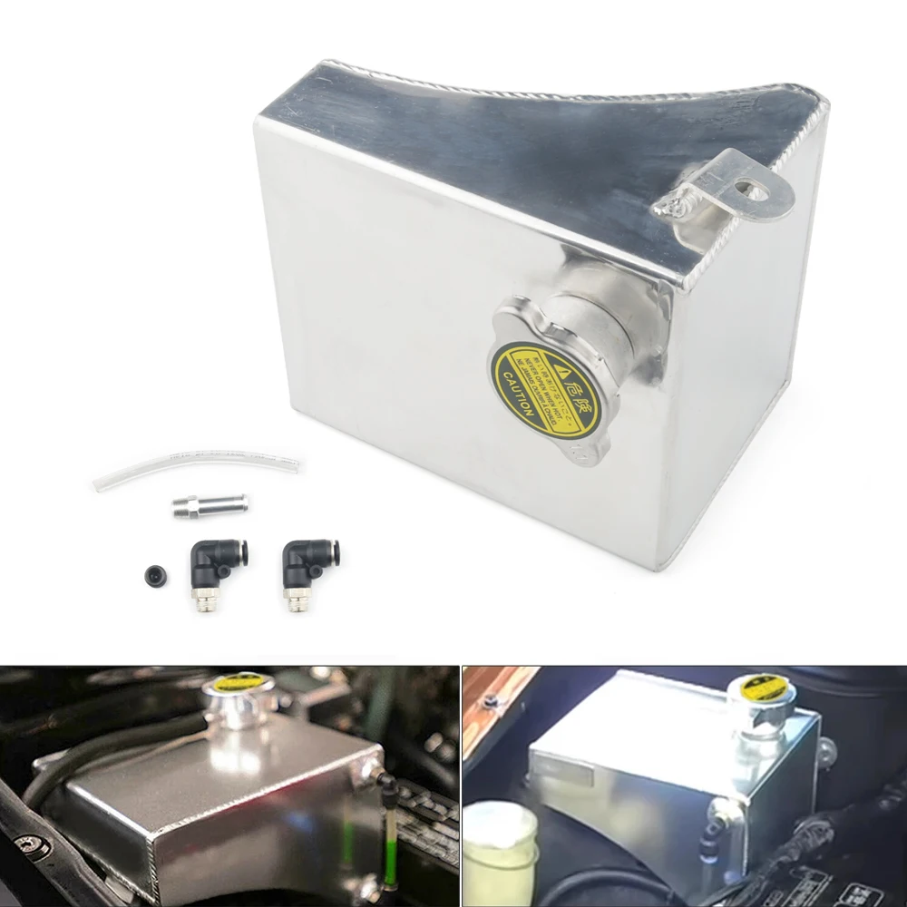 닛산용 알루미늄 냉각수 오버플로우 탱크 저수조 키트, 240SX S13 SR20DET KA24DE KA24E KA24연료 탱크