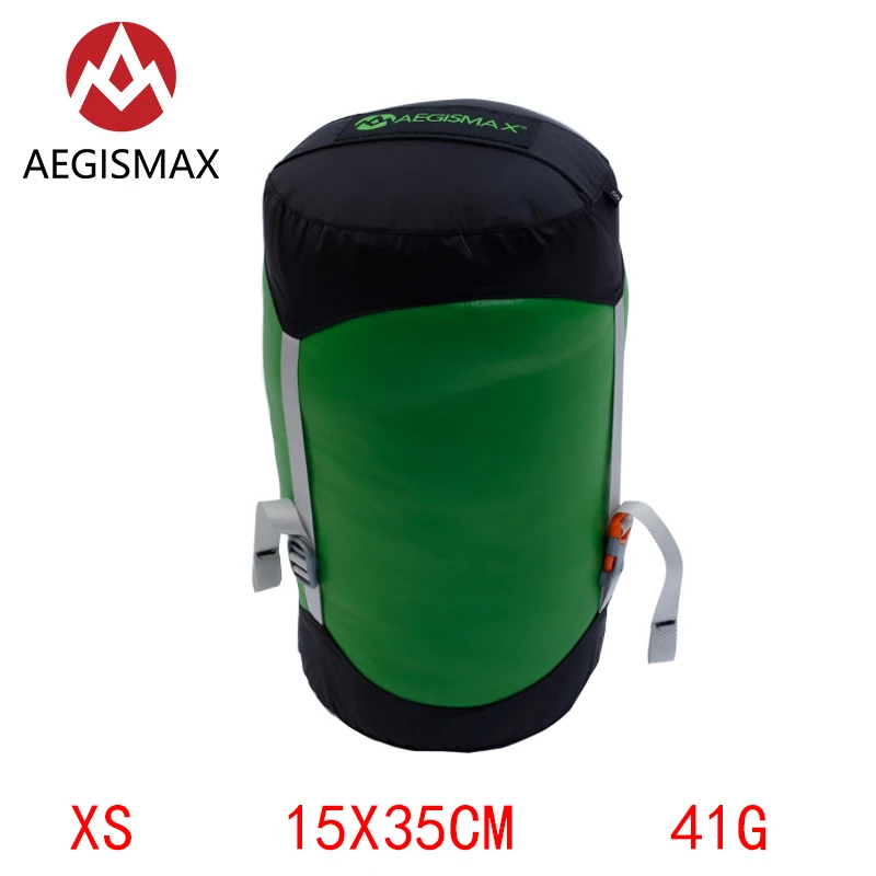AEGISMAX Высококачественная нейлоновая сумка для кемпинга на открытом воздухе, компрессионный мешок, сумка для хранения, спальный мешок, аксессуары - Цвет: XS