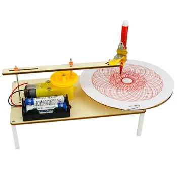 

DIY Electric Plotter Puzzle Handmade Creative Technology Gizmo Experimental Toy for Students