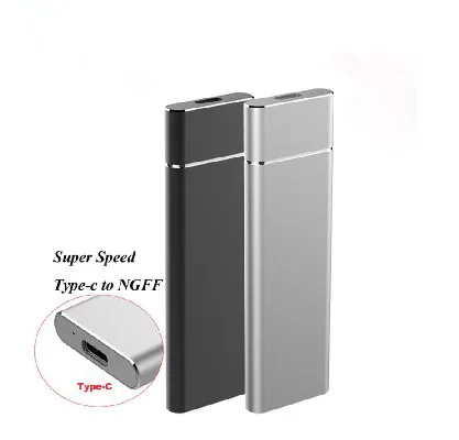 

M.2 Ngff To Usb3.1 SSD High Speed Interface Solid State Aluminum Alloy Mobile Hard Disk Box Type-c 6Gbps 4TB Transmission Speed