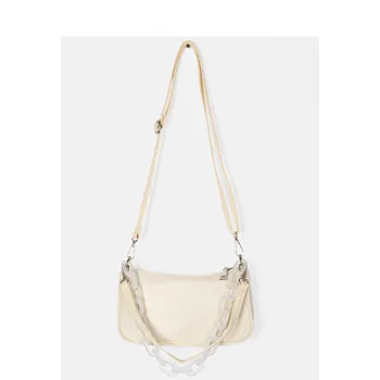 

New ins women's bag casual chain Hand bag all-match single shoulder crossbody bag niche underarm bag fashion