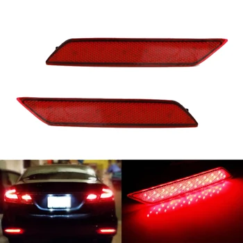 

2Pcs LED Rear Bumper Light Reflector Brake Light for Honda Civic Sedan 2013-2015 9Th Gen