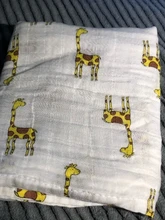 Manta de fibra de bambú para bebé, Toalla de baño suave para recién nacido, lactancia, Sábana de bebé orgánico, manta de muselina para envolver, estera para gatear, 110x120cm