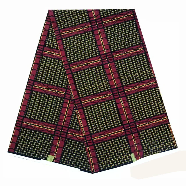 Африканский материал 6 ярдов африканская одежда восковая ткань Африканская набивная хлопок настоящая мягкая восковая ткань 002