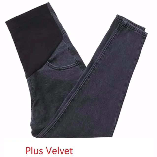 7-Plus Velvet Джинсы для беременных на весну и осень, свободные штаны с морковкой для беременных женщин, новая Вельветовая верхняя одежда, штаны-шаровары, штаны с девятью точками - Цвет: 7-Plus Velvet