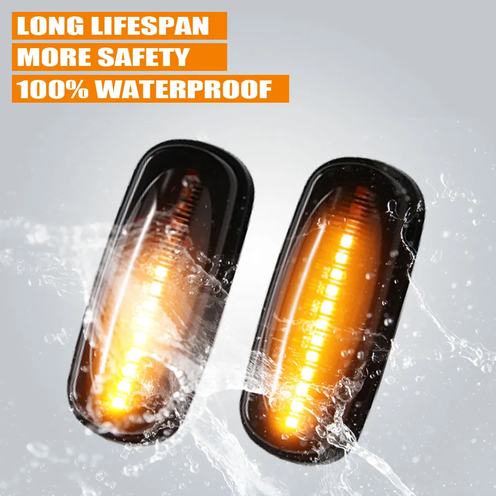 Dynamic Sequential Indicator Blinker  ι Ŀ 2  LED ̵ Ŀ Ʈ 1999-2004 Defender Freelander 1 2002-2005