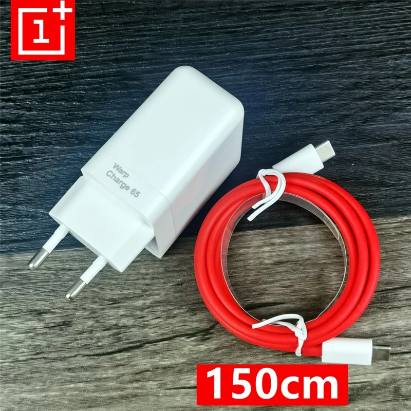 Original Oneplus Warp Charge 65 Charger Fast Charge 65W Dash Chargers Oneplus 5t Adapter For OnePlus 8T/8/7T/7/6T/6/5/ 6A Cable usb c 20w Chargers