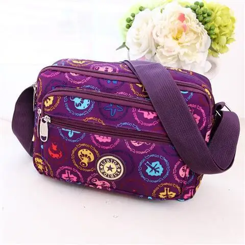 Crossbody Bag Women Shoulder Bag Women Messenger Bag Canvas Multifunction Single Shoulder Female Bag Casual Mobile Phone Bag Summer Tide Mommy Messenger Tote