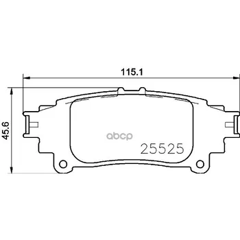

Disc pads rear Brembo art. P83153