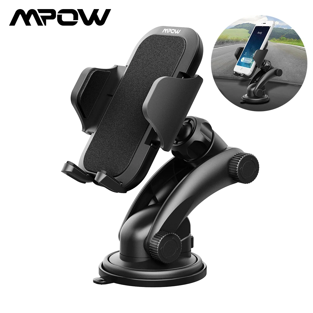 Mpow Mcm12 Universal Dashboard Gps Car Mount Adjustable Windshield