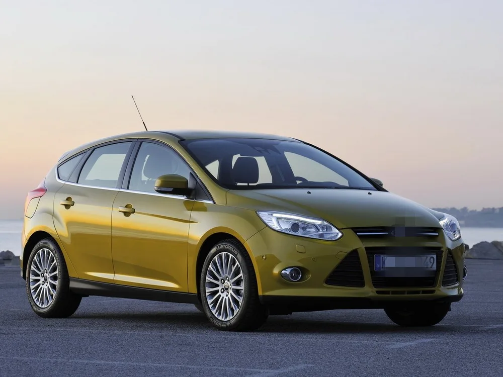 Светодиодный зеркальный фонарь заднего вида для Ford Focus III IV 2011-, Белый DRL+ стример, желтые поворотники+ белая наземная лампа