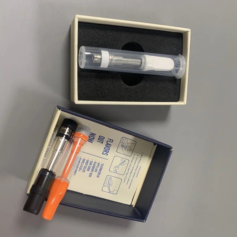 Goil foil silver foil uv Hot sell Retail Box Child Resistant 510 oil Cart Packages OEM tube card paper art paper paper boxes 3