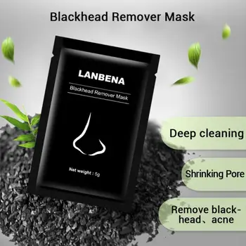 

Bamboo Charcoal Blackhead Remover Deep Nose Pore Cleasing Strip Nose Sticker Pig Nose Mask Charcoal Pore Strip Deep Clean