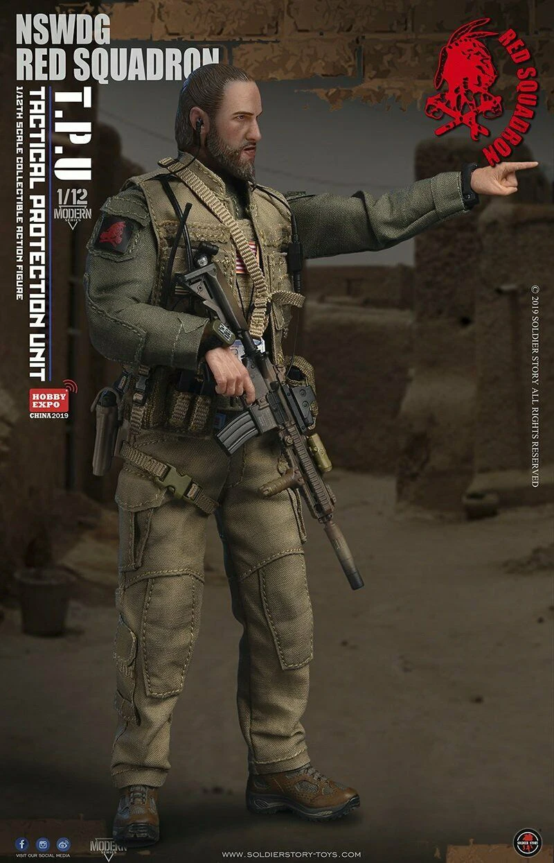 15,3 см mini SoldierStory SSM001 1/12 NSWDG RED SQUADRON T.P.U Soldier нормальная версия фигурка подарок для фанатов