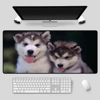 

XGZ Exquisite animal pattern table mat puppy brother series mouse pad multi-size selection office keyboard pad