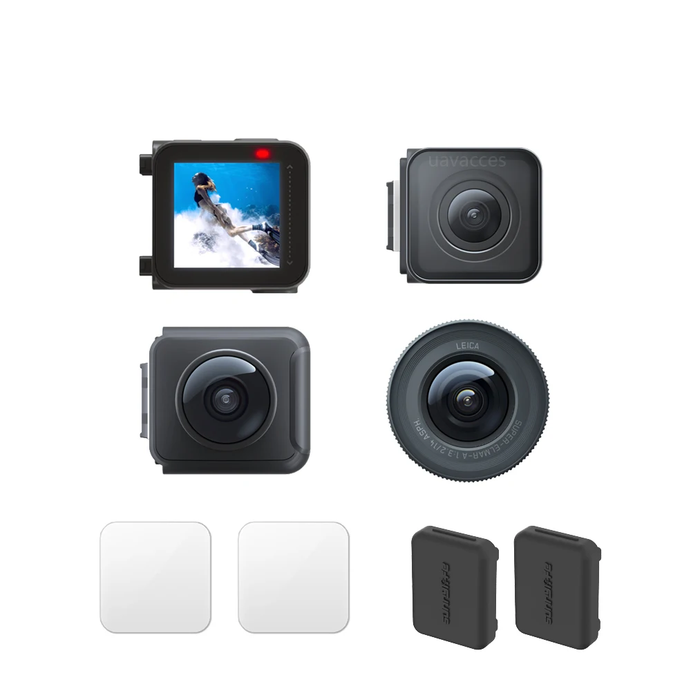 Оригинальная Спортивная камера Insta360 ONE R Core 4k мод для объектива 360 1 дюйм линза