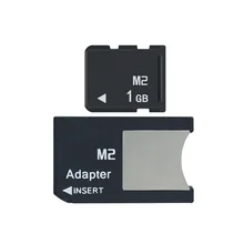 M2 карта памяти 1GB с MS Pro Duo адаптер для камеры телефона