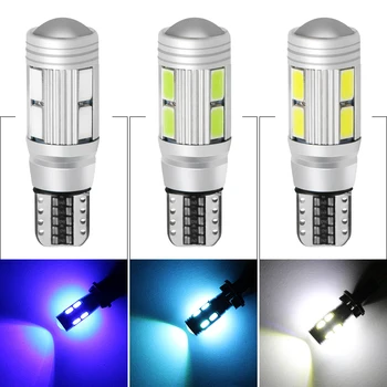 

Aluminum Body High Power Automotive LED Light T10 W5W Canbus 10 SMD LED Bulb No Error Parking/Clearance/Fog Light/Universal Lamp