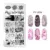 PICT YOU Nail Stamping Plates Мраморный Узор Nail Art Plate Трафарет Инструменты Дизайн Ногтей Из Нержавеющей Стали Штамповка Шаблона