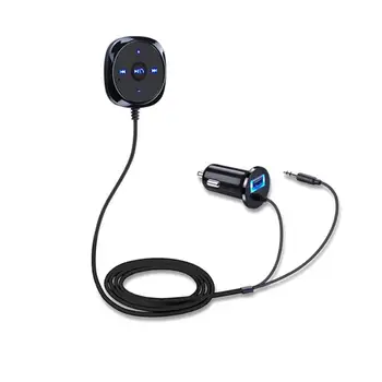 

Bc20 Car Hands-Free Audio Receiver Car Mp3 Music Player Audio Receiver 3.5Mm Audio Output Interface Receiver