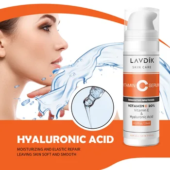 

Face Serum Vitamin C E Serum Hyaluronic Acid Skin Care Moisturizing Whitening Anti-Aging Advanced Facial Essence Cosmetic
