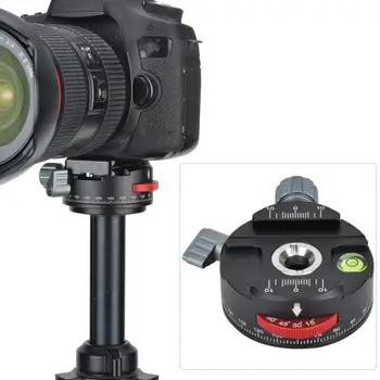 

ball head PAN-60H Aluminium Alloy Red CNC Technology Panoramic Scale Ball Head with Level tripod ball head