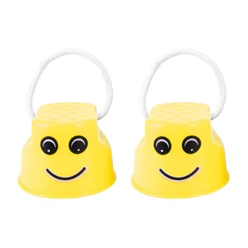 

1 Pair Kids Funny Plastic Walk Stilt Jump Outdoor Fun Sports Balance Training Equipment