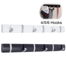 Настенные 4 5 6 складные крючки Стойка Пальто со складками и шляпа стойки Крючки-полотенце крышка поводок держатель рюкзака