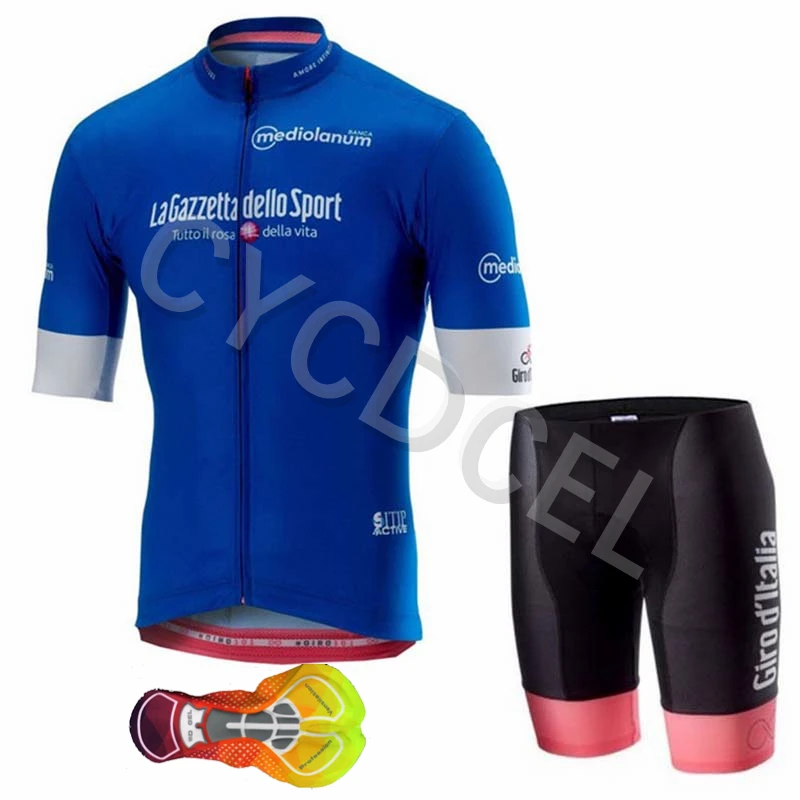 Pro Team, Tour de Italy, мужская спортивная одежда для велоспорта, летняя одежда для горного велосипеда, Ropa Ciclismo hombre, быстросохнущие шорты с нагрудником, комплект - Цвет: NO.6