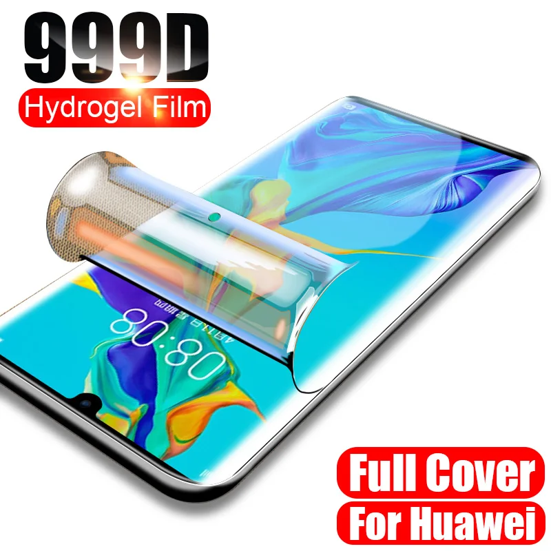 Película de hidrogel para móvil, Protector de pantalla para Honor 10 lite, 20 pro, 10i, X, 9S, 9 lite, Huawei Honor 8X, 9a, 10X, 20 s, no cristal