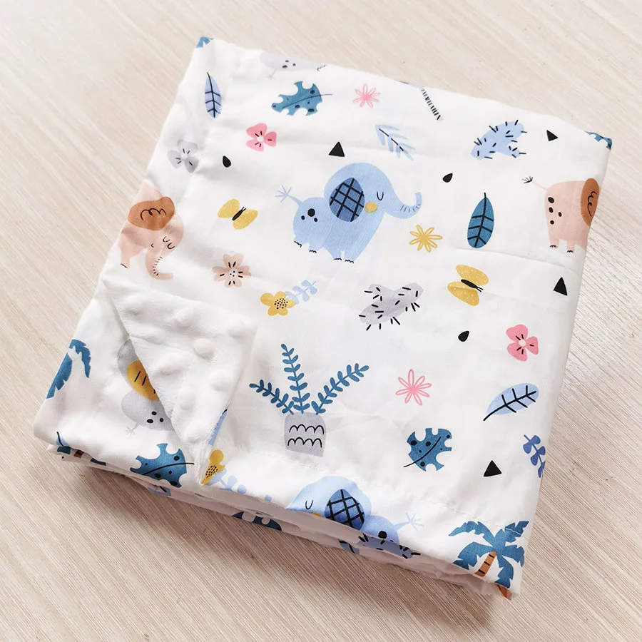 Baby sleeping blanket  2 layers 3D Children's Doudou Quilt Kindergarten Baby Blanket Bedding 2