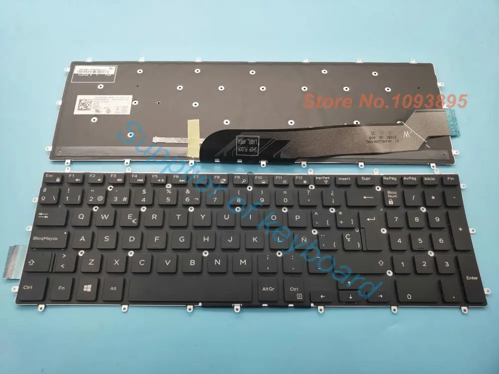 Новая испанская клавиатура для DELL Inspiron 2 в 1 7778 7779 7577 7773 ноутбук ЛАТИНСКАЯ