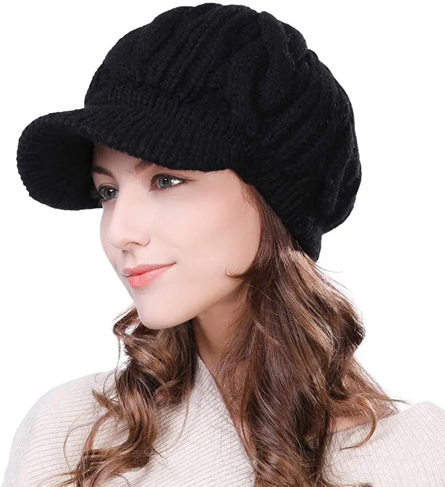 Women's Wool Knitted Acrylic Fibres 