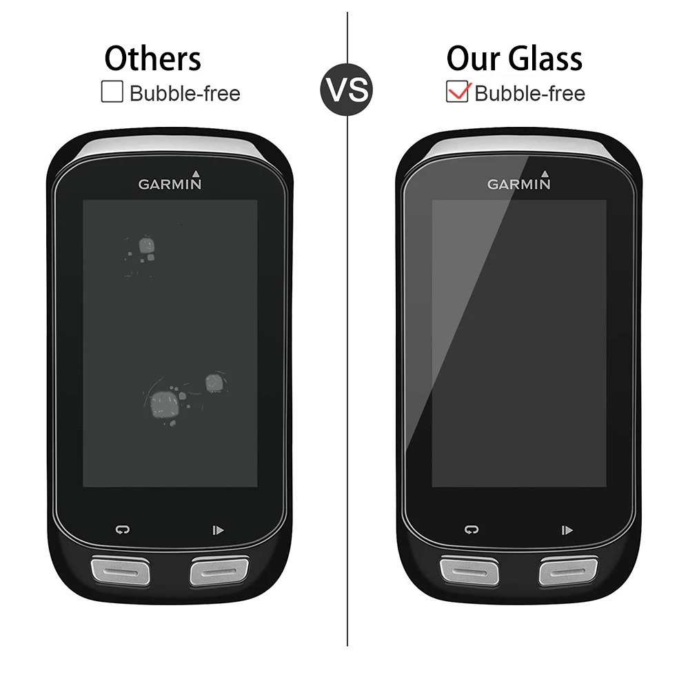 2 упаковки для Garmin Edge 1000, ультратонкая защитная пленка из закаленного стекла 9H с защитой от царапин высокого качества для 1000