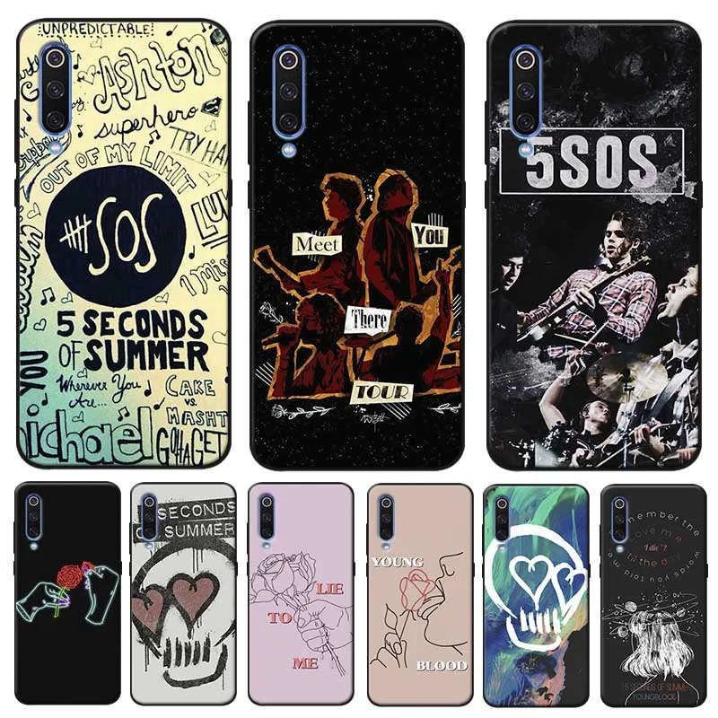 Summer Music 5 sos Cover for xiaomi mi 10 pro 9 9t se 8 pocophone f1 mix 3 Clear Soft Silicone Phone Case |