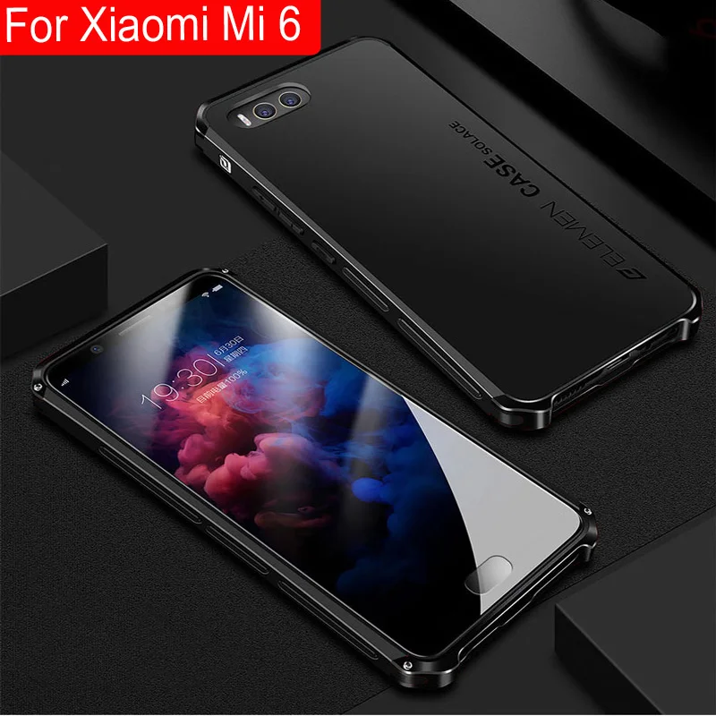Металлический каркас телефона чехол для xiaomi mi 6 тонкий жесткий Alu mi nium Hybrid PC Shell для xiaomi mi 6 Чехлы Funda xiaomi mi 6