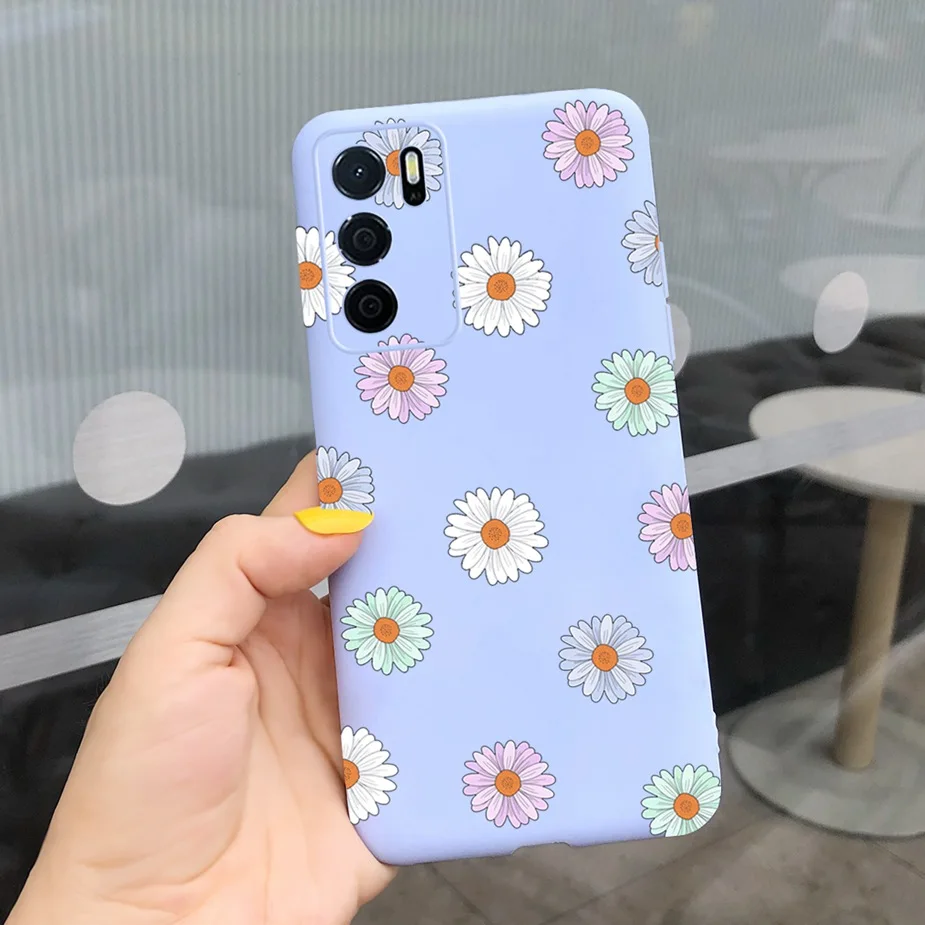 cases for oppo cases For Oppo A16 A16s Case CPH2269 Soft Silicone Stylish Candy Painted Cover For Oppo A16 OppoA16 S A54s Case Oppo A 16 s Coque Capa cases for oppo cases