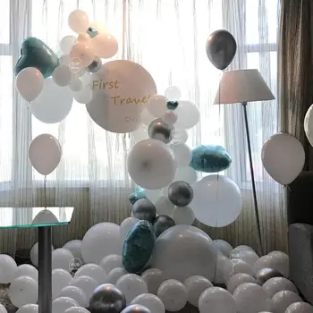 

DIY Balloons Garland Arch Kit Foil Green White Balloon Baby Shower Anniversary Bridal Shower Wedding Birthday Party Decorations