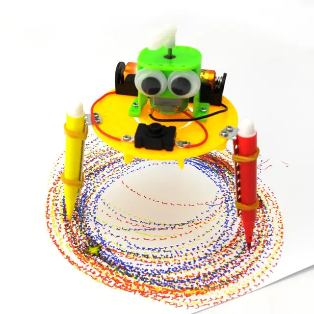 Eucax-Robot Doodle de aprendizaje temprano para niños, tecnología de pequeños inventos, juguetes educativos, experimento de ciencia primaria y secundaria