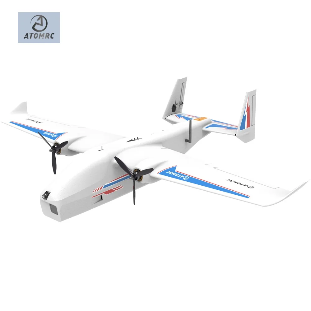 2021 New ATOMRC Killer Whale RC Airplane 1255mm Wingspan AIO EPP FPV Plane With Camera Mount UAV Aircraft KIT/PNP/FPV RC Toys