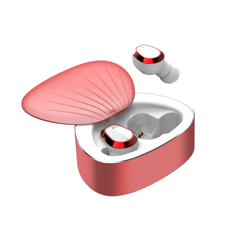H3 мини беспроводные TWS Bluetooth 5,0 наушники-вкладыши спортивные наушники с громкой связью стерео водонепроницаемые наушники Универсальные для телефона - Цвет: Красный