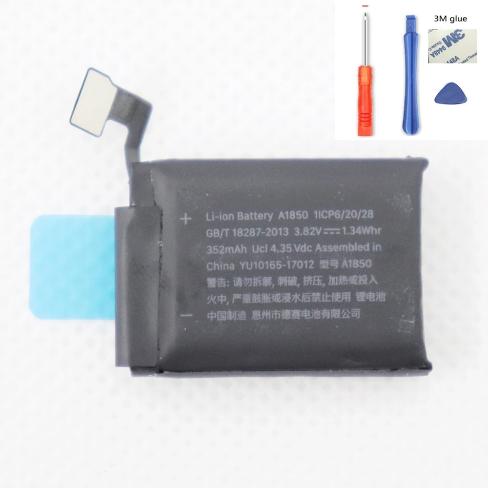 A1850 Battery 352Mah For Apple Watch A1861 A1891 A1892 Series 3 42Mm Gps With Repair Tools